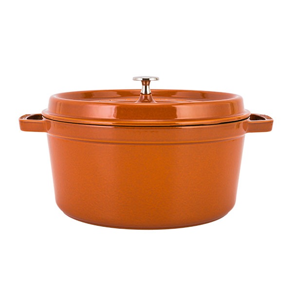 『美品』ストウブ 鍋 Staub ピコ・ココット 28cm 両手ホーロー鍋 Staub ストウブ 鍋 28cm ピコ・ココット ラウンド 両手鍋