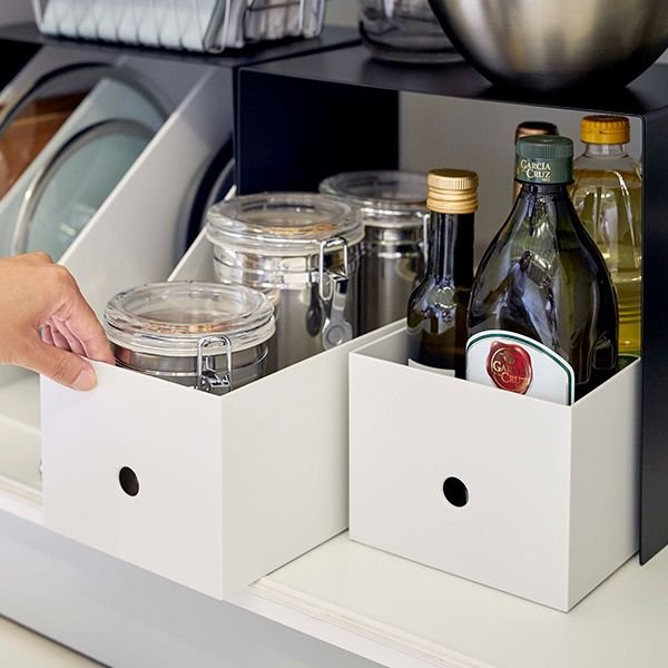 収納ボックス上ラック 2個組 tower タワー 山崎実業 収納ラック