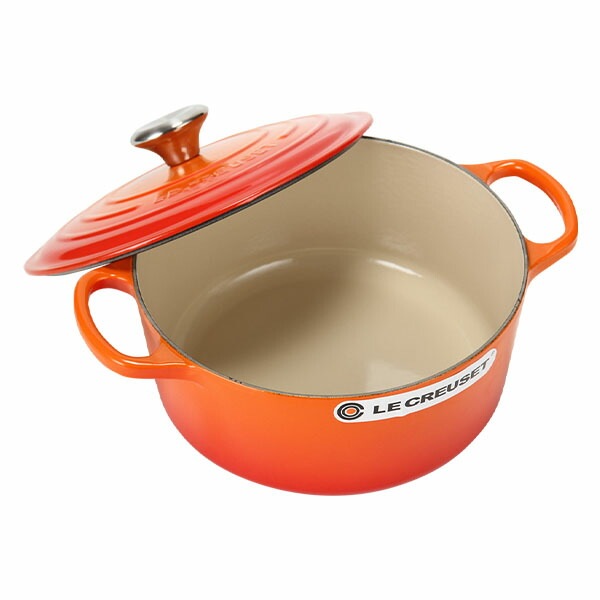 ルクルーゼ　両手鍋　24cm le creuset ホーロー　ココットロンド 訳あり】ル・クルーゼ ルクルーゼ Le Creuset 両手鍋 シグニチャー