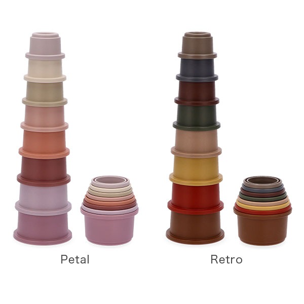 ムシエ Mushie スタッキングカップ 赤ちゃん おもちゃ Stacking
