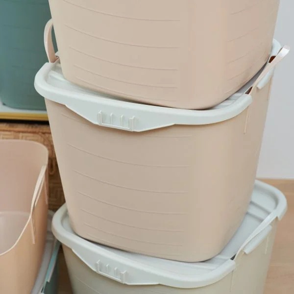 スタックストー バケット L + オンバケット L セット 40L 収納ケース