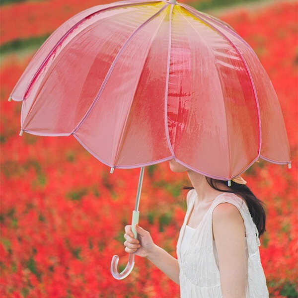 Wpc. 傘 雨傘 チューリップアンブレラ ビニール傘 長傘 長雨傘