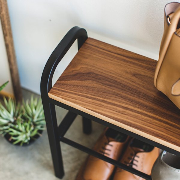 玄関ベンチシューズラック 幅95cm ブラウン[8401] 30日までポイント5倍 フラップ式 シューズラック 玄関ベンチ 幅