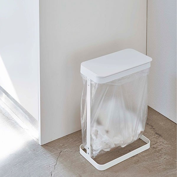 Color:ホワイト_Style:2個セット 山崎実業(Yamazaki) 横開き分別ゴミ袋 Color:ホワイト_Style:2個セット 山崎実業(Yamazaki) 横開き分別ゴミ袋