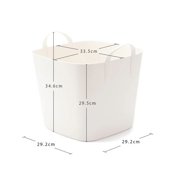 スタックストー バケット Mサイズ 25L AIUEO 収納ケース 収納ボックス