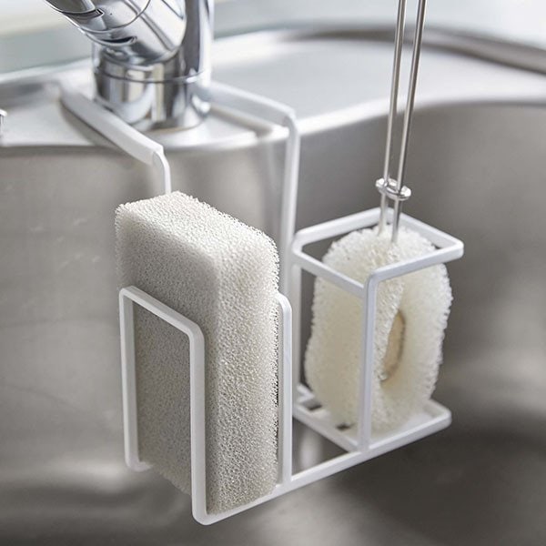 スポンジホルダー 蛇口にかけるスポンジ&ブラシホルダー タワー tower
