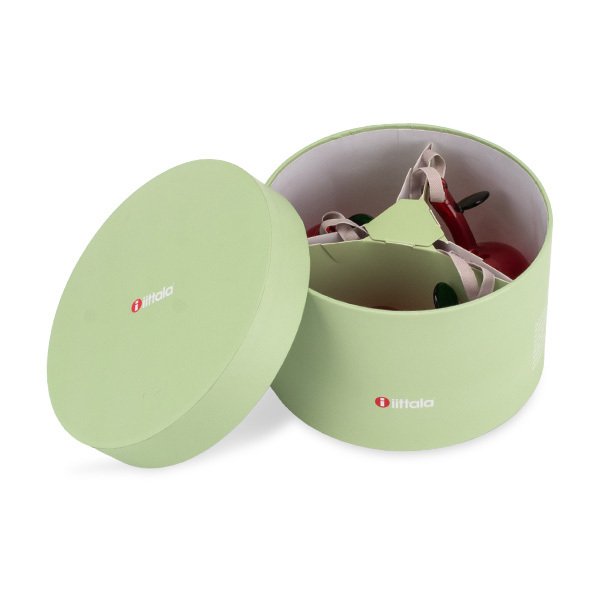 イッタラ iittala オーナメント 3個セット ガラスアップル 1055140