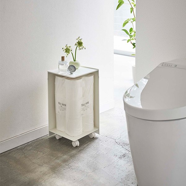 袋ごとトイレットペーパーストッカー 12ロール トイレットペーパー収納