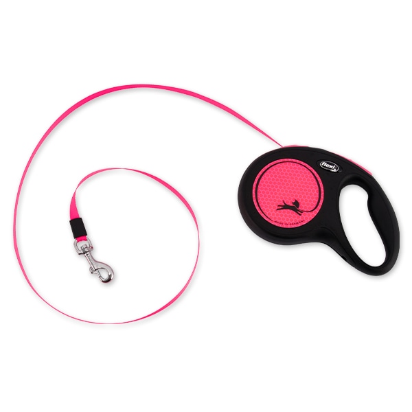 フレキシ Flexi リード 小型犬 伸縮リード 犬用 ニューネオン テープ