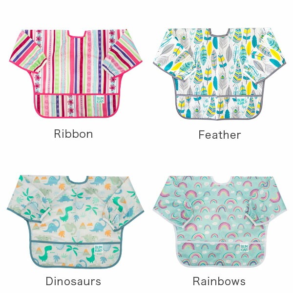 �Х󥭥� Bumkins ���������ץ��� ���꡼�֥ӥ� Ĺµ 6��24���� ���ץ��� ������ �ɿ� ������ Sleeved Bib �ӥ� ����줫�� �֤���� ��