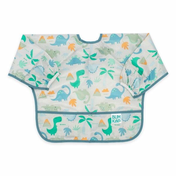 �Х󥭥� Bumkins ���������ץ��� ���꡼�֥ӥ� Ĺµ 6��24���� ���ץ��� ������ �ɿ� ������ Sleeved Bib �ӥ� ����줫�� �֤���� ��