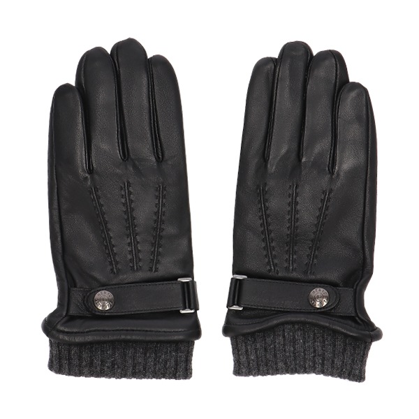 デンツ DENTS レザー 手袋 メンズ HENLEY 5-9204 3本ステッチ ウール混