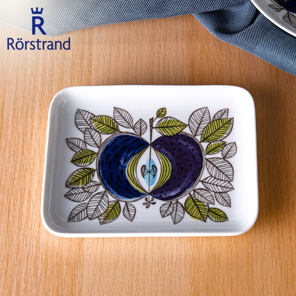 륹ȥ ǥ ץ졼 1915cm ̲  1019770 Rorstrand Eden plate rectangular 