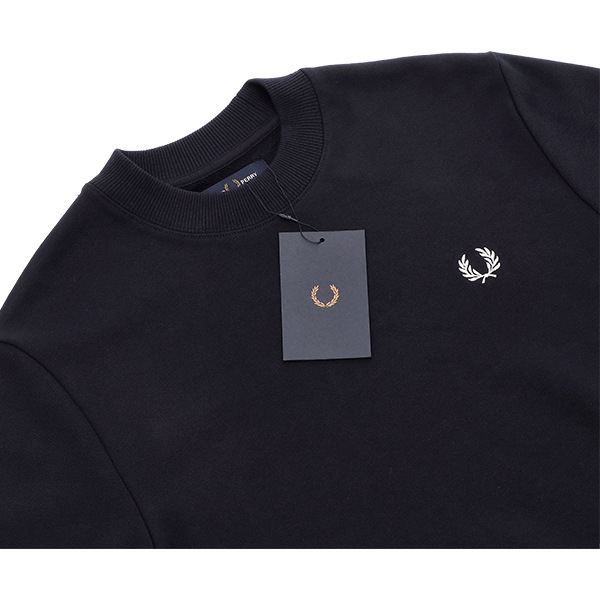 �ե�åɥڥ꡼ Fred Perry �������åȥ���� M7535 ���롼�ͥå� CREW NECK SWEATSHIRT �������å� �����å� �ȥ졼�ʡ� Ĺµ �ץ륪���С� ��� ����ץ� �����奢�� ������� 248 Navy NOS XS ��