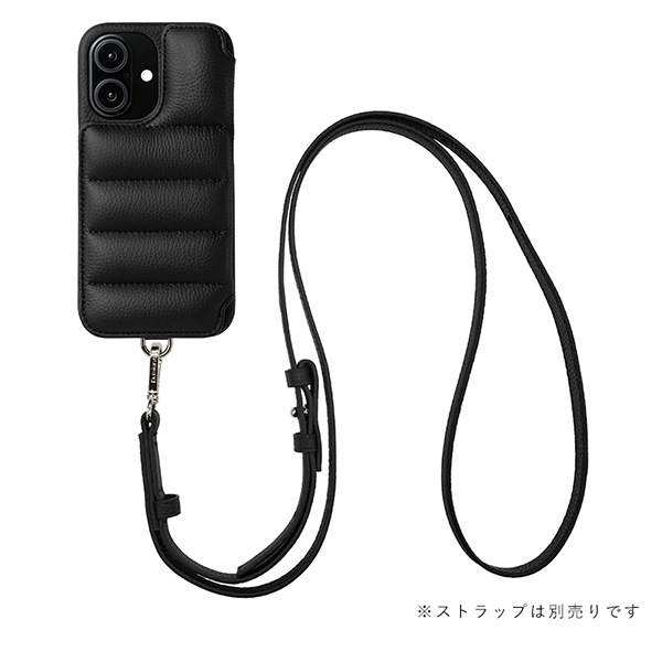 �ǥߥ奦 DEMIU ���ޥۥ����� �����ե��󥱡��� BALLON �Х��� iPhone16Plus ���� ��Ģ�������� DU-BAL21BK �֥�å� �衼���åѥ쥶�� �ܳ� ��¦ ���������� ������� ����ץ� ���� ���С� ��
