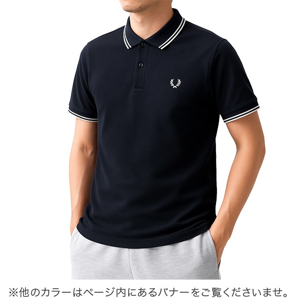 �ե�åɥڥ꡼ Fred Perry �ݥ������ M3600 �ĥ���ƥ��åץ� TWIN TIPPED FRED PERRY SHIRT �ݥ� ����� Ⱦµ �ȥåץ� ��� ��ǥ����� ����ץ� �����奢�� ������� ��
