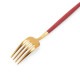 �����ݡ��� Cutipol GOA ���� �ǥ����ȥե����� ��åɡߥ������ Dessert fork Red Gold ���ƥ�쥹 ���ȥ�꡼ ��