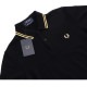 �ե�åɥڥ꡼ Fred Perry �ݥ������ M12 �ĥ���ƥ��åץ� TWIN TIPPED FRED PERRY SHIRT �ݥ� ����� Ⱦµ �ȥåץ� ��� ��ǥ����� ����ץ� �����奢�� ������� 157 Black / Champagne / Champagne ��