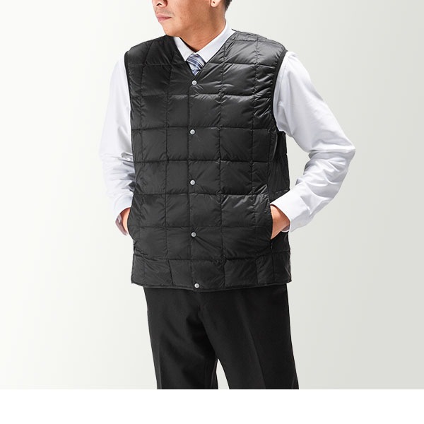  TAION ١å Vͥåܥ ʡ٥  TAION-001   ȥɥ V NECK BUTTON DOWN VEST 