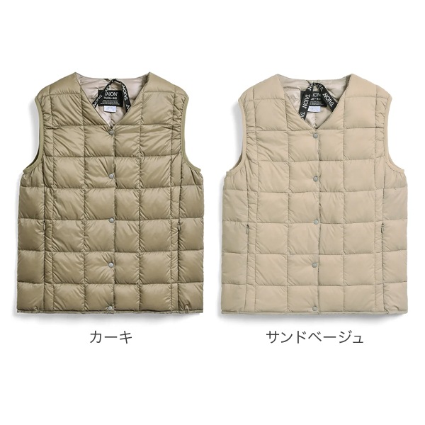 �������� TAION �١����å� V�ͥå��ܥ��� ����ʡ�������٥��� ��ǥ����� TAION-W001 ������ �������� ���� V NECK BUTTON DOWN VEST ��