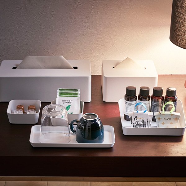 メタルトレー L tower タワー 山崎実業 アメニティトレー 小物 小物