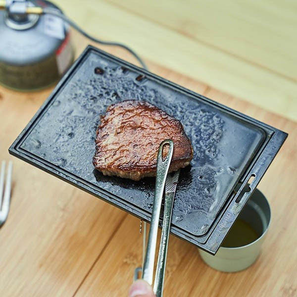 キャンプ 鉄板 ソロキャンプ 傾斜付き ソロプレート ディフィニトリー