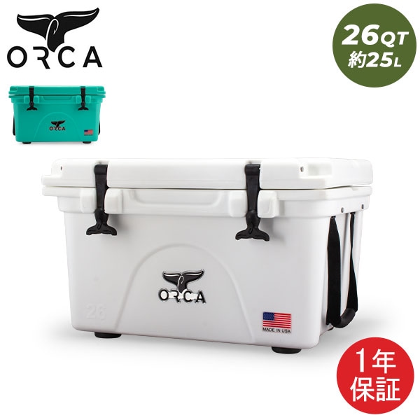 訳あり】ORCA オルカ クーラーボックス 26QT ライトブルー