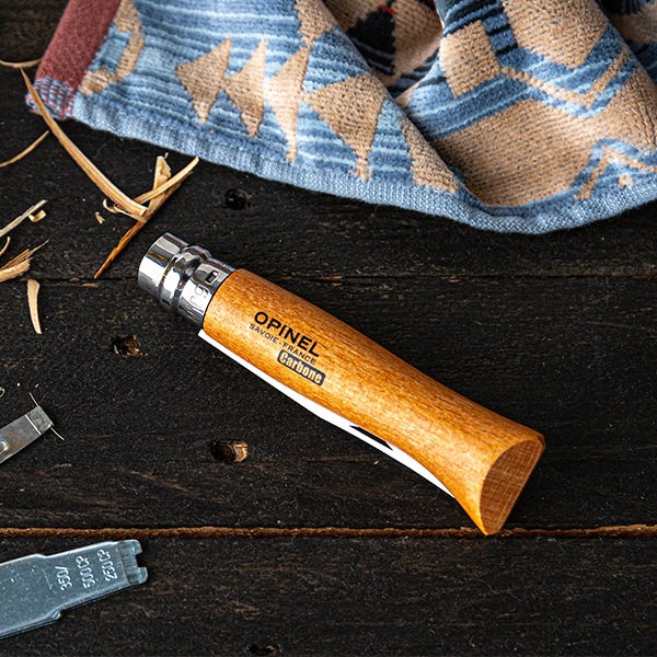 ���ԥͥ� Opinel �����ȥɥ��ʥ��� No.9 �����ܥ󥹥����� 9cm �ޤꤿ���ߥʥ��� 113090 N��09 carbone (N��9VRN) ������ ����� �л� ��