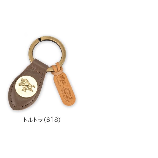 イルビゾンテのレザーキーホルダー IL BISONTE 【イルビゾンテ IL BISONTE キーホルダー】レザー