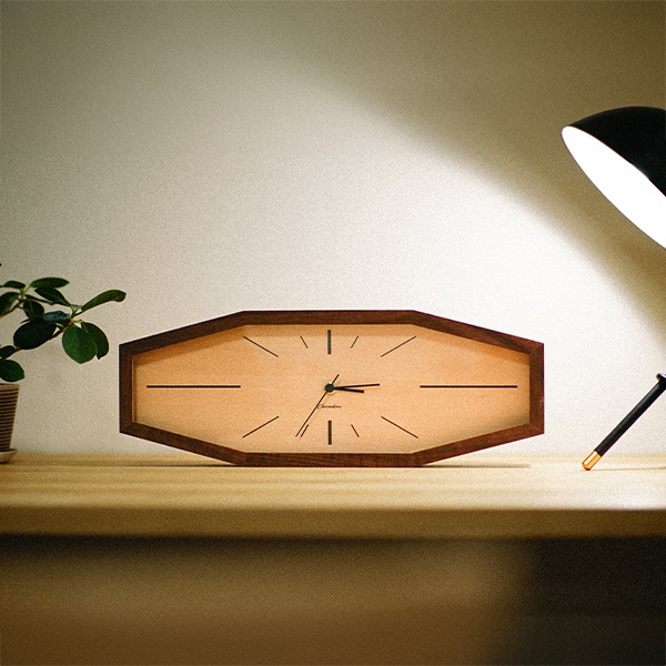 インターゼロ INTERZERO 時計 シャンブル 電波時計 LINE CLOCK Chambre