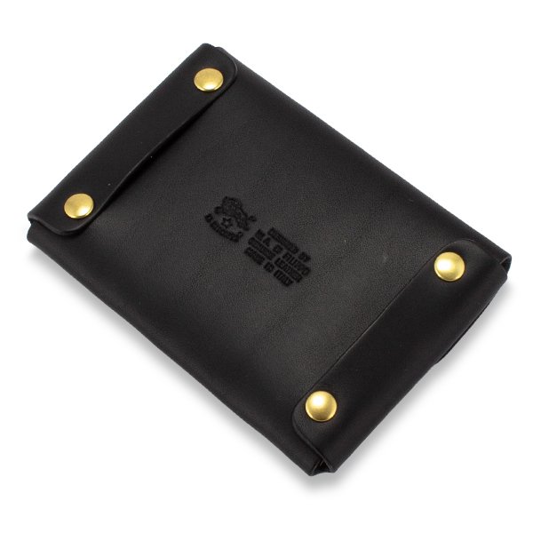 PM5:00　IL BISONTE  黒　カードケース　名刺入れ brandparks_ilbisonte-0077-bk