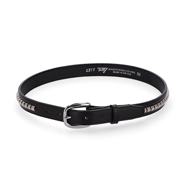 トリーレザー TORY LEATHER Clincher Belt Studded Belt 1インチ