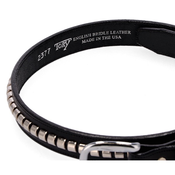 トリーレザー TORY LEATHER Clincher Belt Studded Belt 1インチ
