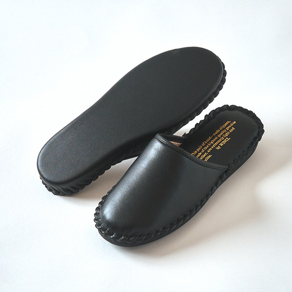 �����󥯥� WINCL �쥶������å� Leather Slippers ���Ĥ������� 22.5��26.5cm �ܳץ���å� ���ƥ��� �롼�ॷ�塼�� ������������� ������ ���ե��� ��� ��ǥ����� ����ץ�ǥ����� £��ʪ ���ե� ��