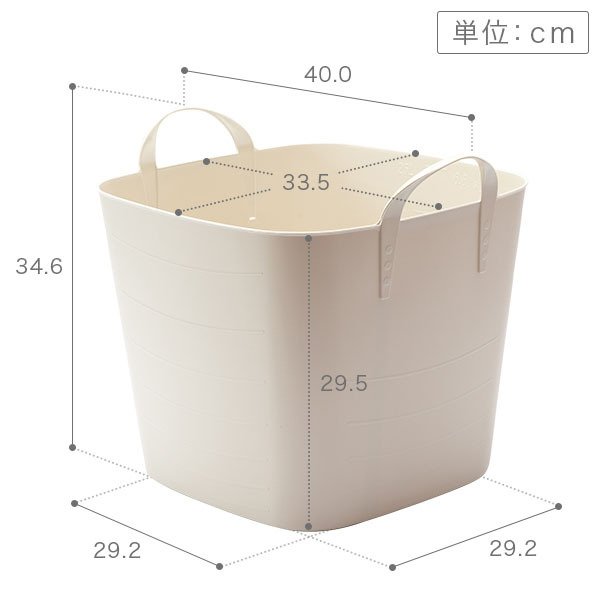 スタックストー バケット M + オンバケット M セット 25L 収納ケース