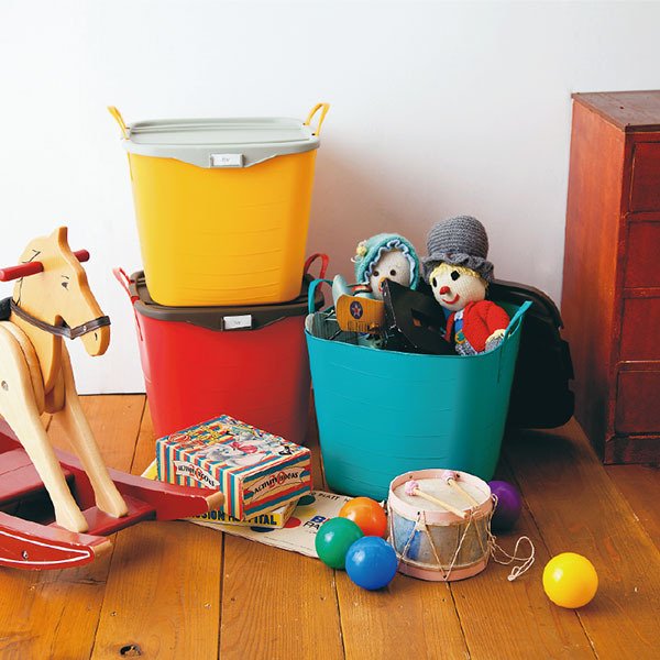 スタックストー バケット M + オンバケット M セット 25L 収納