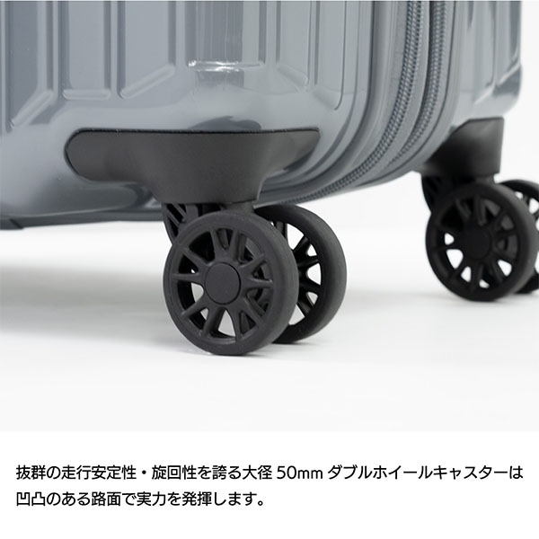 A.L.I アジアラゲージ スーツケース フロントオープン 軽量 拡張 51L