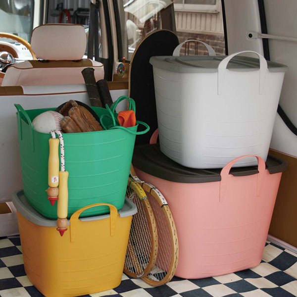 スタックストー バケット L + オンバケット L セット 40L 収納ケース