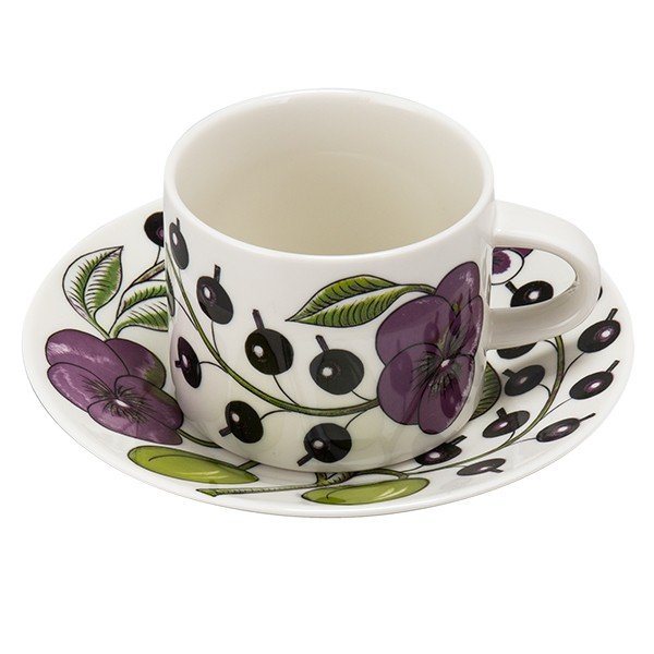 ӥ Arabia ѥƥå ѡץ åס 180mL   Paratiisi Purple Cup & Saucer ҡå ̲ ե £ʪ  