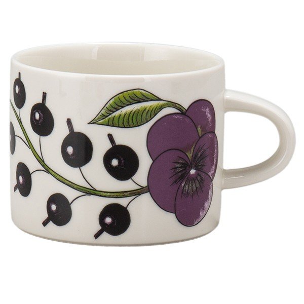 ����ӥ� Arabia �ѥ�ƥ��å� �ѡ��ץ� ���åס��������� 180mL ���� ���� Paratiisi Purple Cup & Saucer �����ҡ����å� �̲� ���ե� £��ʪ ������ ��