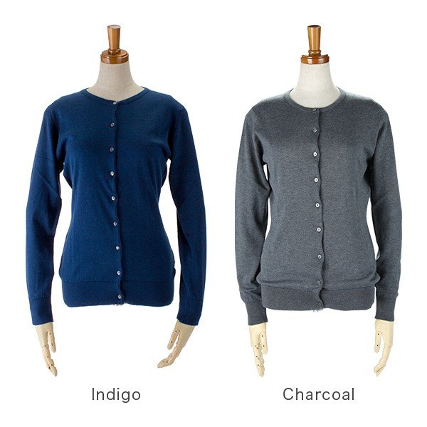 ジョンスメドレー John Smedley ラウンドネック カーディガン