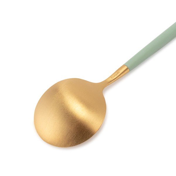 �����ݡ��� Cutipol GOA ���� �ǥ����ȥ��ס��� ����ɥ�ߥ������ Dessert spoon Celadon Gold ���ƥ�쥹 ���ȥ�꡼ ��