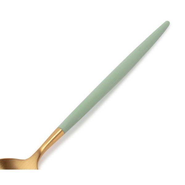 �����ݡ��� Cutipol GOA ���� �ǥ����ȥ��ס��� ����ɥ�ߥ������ Dessert spoon Celadon Gold ���ƥ�쥹 ���ȥ�꡼ ��