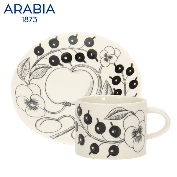 新品正規品！アラビア　ブラパラセット♪ ARABIA アラビア Arabia ブラック パラティッシ ブラパラ カップ