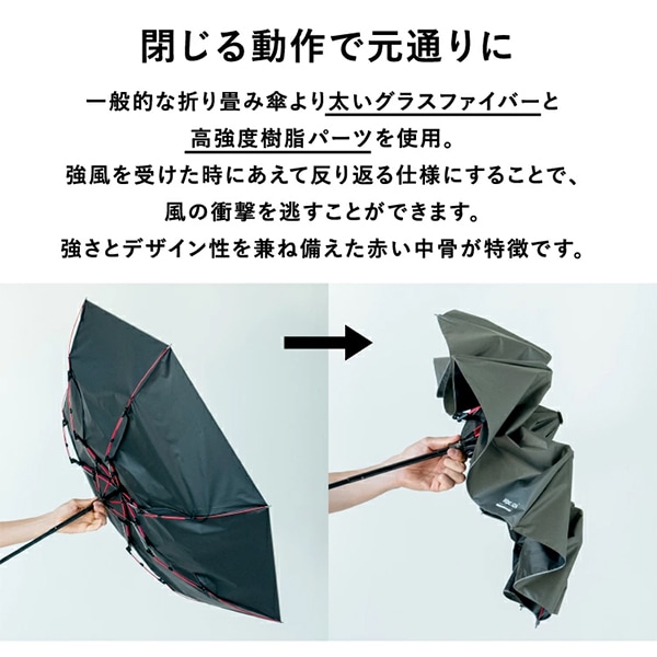 Wpc. ダブリュピーシー IZA Type WIND RESISTANCE 折りたたみ傘