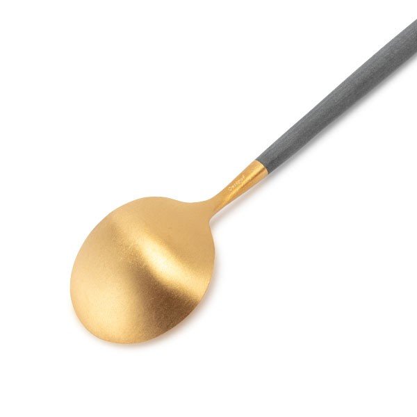 �����ݡ��� Cutipol GOA ���� �ǥ����ȥ��ס��� ���졼�ߥ������ Dessert spoon Grey Gold ���ƥ�쥹 ���ȥ�꡼ ��