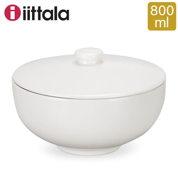 ���å��� iittala �ƥ����ޥƥ����� ���դ� �����ץܥ��� 800mL Teema Tiimi Soup Bowl with Lid �����׻� �� �̲� ���� ��
