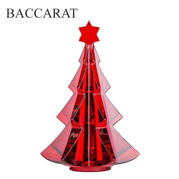 【こーちゃん】Baccarat バカラ クリスマスツリー レッド Baccarat バカラ クリスマスツリー