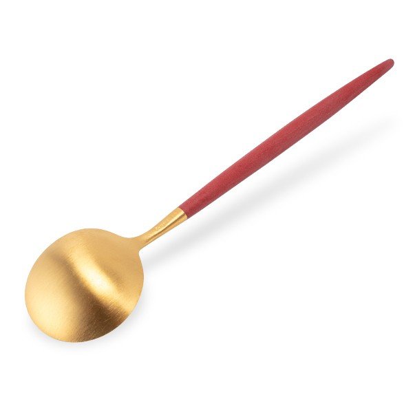 �����ݡ��� Cutipol GOA ���� �ǥ����ȥ��ס��� ��åɡߥ������ Dessert spoon Red Gold ���ƥ�쥹 ���ȥ�꡼ ��