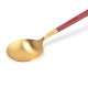 �����ݡ��� Cutipol GOA ���� �ǥ����ȥ��ס��� ��åɡߥ������ Dessert spoon Red Gold ���ƥ�쥹 ���ȥ�꡼ ��